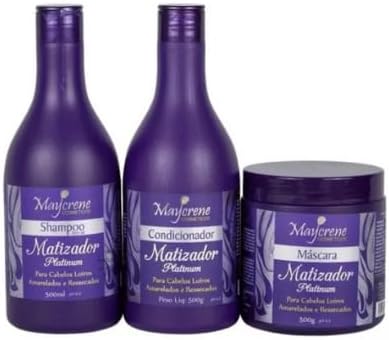Combo-Matizador-Platinum-Maycrenen-Shampoo-500ml-Condicionador-500ml-e-Mascara.jpg Combo Matizador Platinum Maycrenen Shampoo 500ml Condicionador 500ml e Máscara 500g