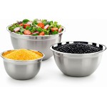 Conjunto de Tigelas Brinox 3 Peças Suprema Aço Inox