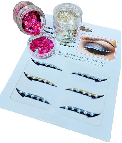 Delineador-Adesivo-Face-Jewels-Gatinho-com-Pedra-Strass-3-Pares.jpg Delineador Adesivo Face Jewels Gatinho com Pedra Strass 3 Pares Sortidos + 2 Potes Glitter: Festas Carnaval