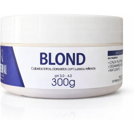 Dueethum Máscara Matizadora Blond 300g Desamarela e Platiniza