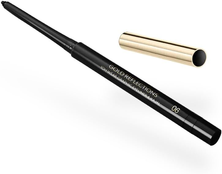 Kiko-Milano-Gold-Reflections-10h-Wear-Graphic-Eyeliner-Kajal.jpg Kiko Milano Gold Reflections 10h Wear Graphic Eyeliner & Kajal 06 Midnight Black