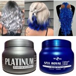 Kit Mascara Matizadora Platinum e Azul Royal Mairibel 250g