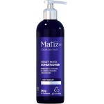 Kit Matizador Profissional para Cabelos Loiros Clareados Descoloridos e com Mechas, Neutralizador de Cor e Tons Quentes (Condicionador Matizador 240g)