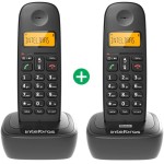 Kit Telefone Sem Fio Digital com Ramal Adicional TS 2512 Preto Intelbras