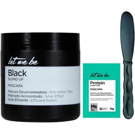 Mascara Matizadora Black Efeito Acinzentado Let me Be 500g