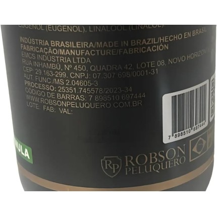 Máscara Matizadora Black Robson Peluquero 1 Litro