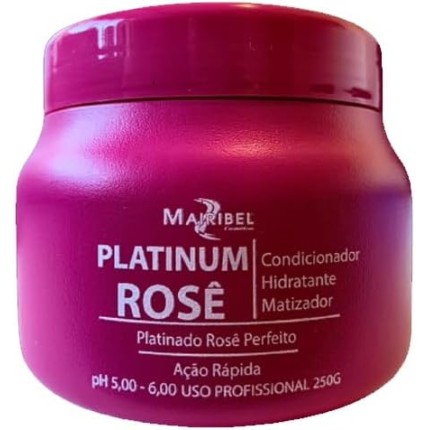 Mascara Matizadora Platinum Rosê Mairibel 250g