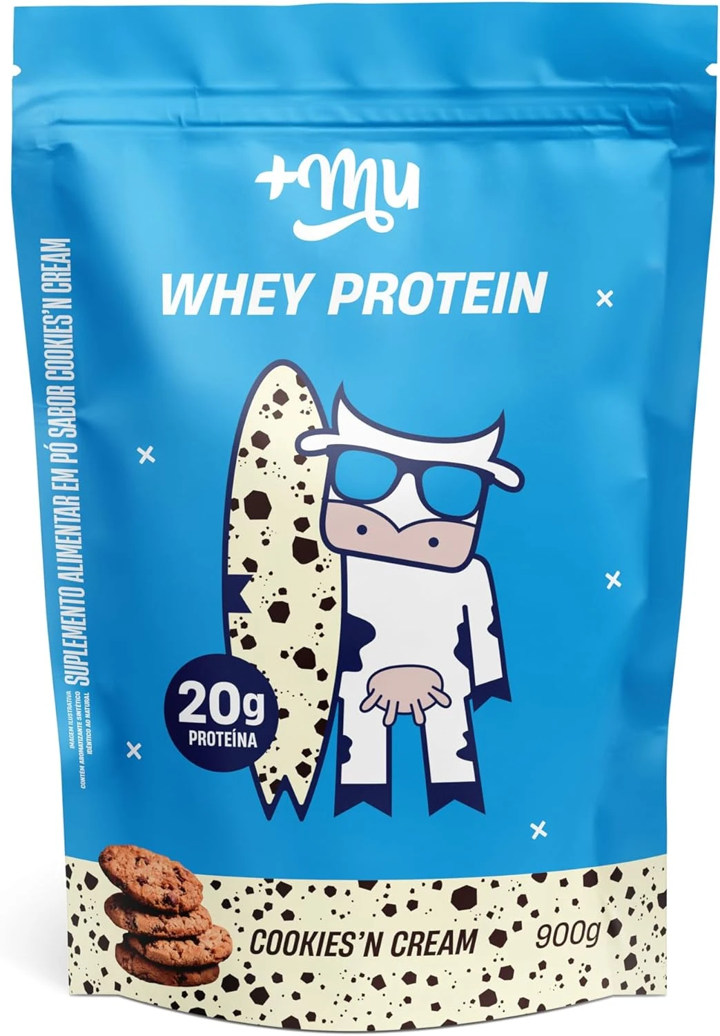 Mu-Whey-Concentrado-Sabor-Cookies-and-Cream-18g-Proteina.jpg +Mu Whey Concentrado Sabor Cookies and Cream 18g Proteina - Refil 900g
