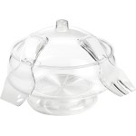 Prodyne Saladeira de acrílico e servir, 6 litros, transparente