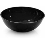 Saladeira Grande 4 Litros - Bowl Saladeira Grande - Bowl De Plástico Preto