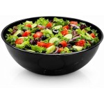 Saladeira Grande 4 Litros - Bowl Saladeira Grande - Bowl De Plástico Preto - Imagem 2