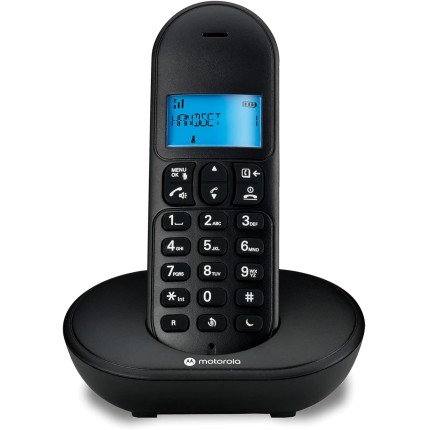 TELEFONE SEM FIO COM IDENTIFICADOR DE CHAMADAS E VIVA VOZ MT150 PRETO – MOTOROLA