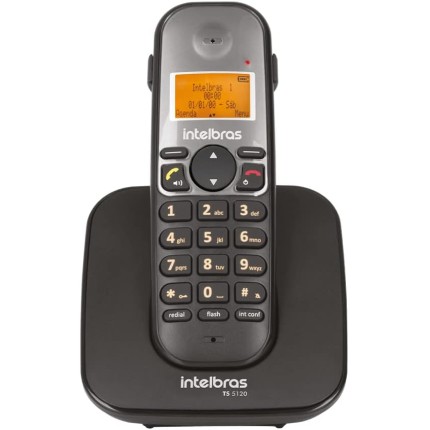 Telefone Digital Sem Fio TS 5120 Preto Intelbras