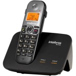 Telefone Digital Sem Fio com Entrada para 2 Linhas Preto Intelbras - Imagem 2