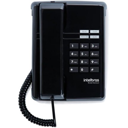 Telefone TC 50 Premium Preto Intelbras