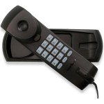 Telefone gôndola com fio preto TC 20 Intelbras