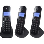 Telefone sem Fio + 2 Ramais MOTO700-MRD3 Preto Motorola