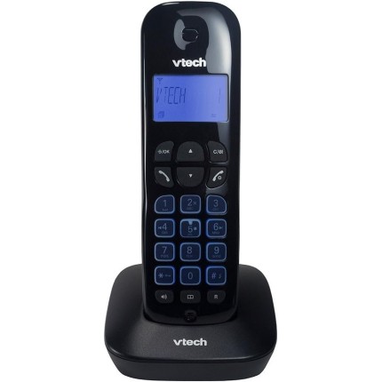 Telefone sem Fio Vt685Se Dect 6. 0 Digital com Id chamada Viva-Voz e Secret eletrônica, Vtech, 3302458, Branco