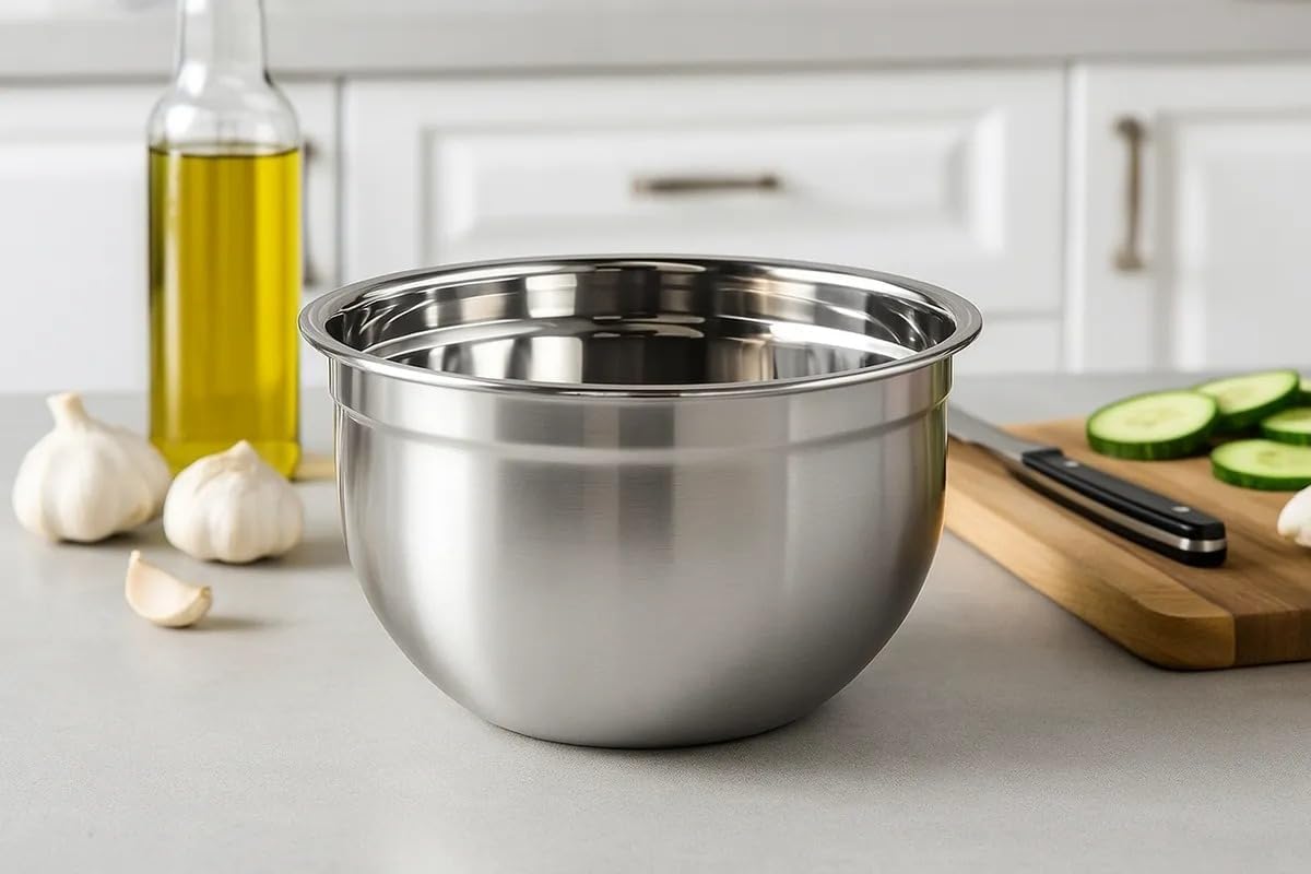 Tigela-Bowl-Inox-28Cm-Aco-Inoxidavel-4L-Saladeira-Profissional-Gourmet.jpg Tigela Bowl Inox 28Cm Aço Inoxidável 4L Saladeira Profissional Gourmet Para Cozinha e Culinária