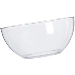 Tigela Bowl Saladeira Acrílico 3000ml Transparente 26x12cm FRG0437 Frigopro