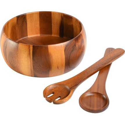 Tigela para salada Home Laurel, 3 peças, madeira