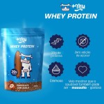 Whey Concentrado, Mais Mu, Sabor Chocolate c/Avelã, 20g de proteína - 900g - Imagem 2