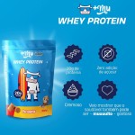 Whey Concentrado, Mais Mu, Sabor Paçoquita, 20g de proteína - 900g - Imagem 2
