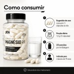XTR For Life Cloreto de Magnésio P.A Rico em Magnésio 60 Cápsulas - Imagem 2
