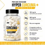 XTR For Life Cúrcuma+ Dimalato Suplemento Alimentar 60 Cápsulas, 100mg de Curcumina e 260mg de Magnésio por Porção - Imagem 2
