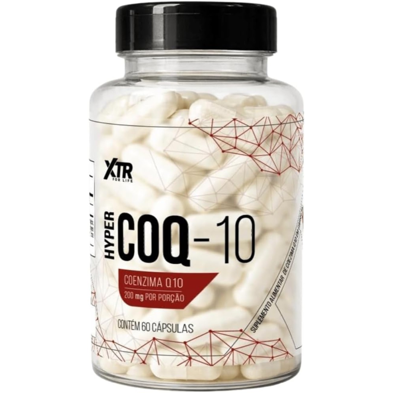 XTR For Life Hyper COQ-10 Coenzima Q10 200mg por Porção 60 Cápsulas