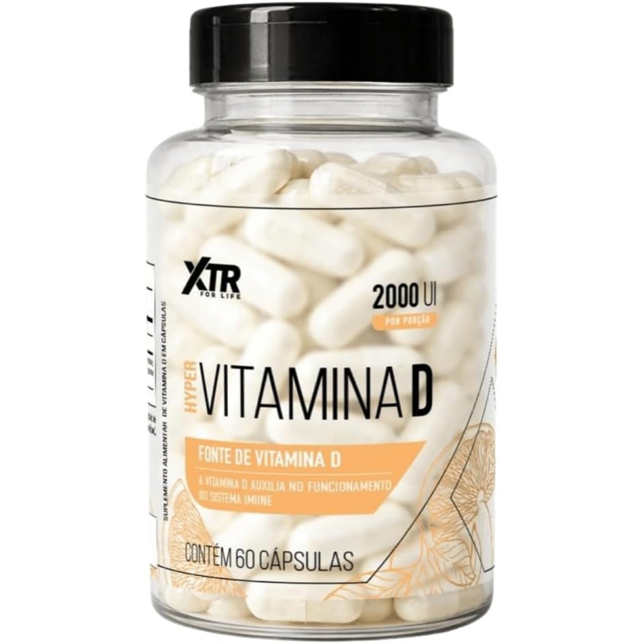 XTR For Life Hyper Vitamina D 2000 UI 60 Cápsulas