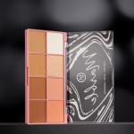 Blush 8 colores, BateiaPro Paleta de Blush e Iluminador 2 em 1, Multi Finish Paleta Blush Compacta - Imagem 8