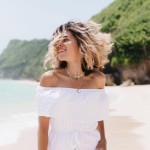 Colar gargantilha com contas inspiradas no oceano, joia ajustável em camadas com elementos naturais para acessórios de estilo de praia - Imagem 4