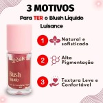 Blush Líquido Luisance - Cor Malva - Imagem 4