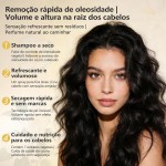 Shampoos Secos, Spray de Xampu Seco Sem Água Volumizante – Controle de Oleosidade & Refrescante, Fragrância de Chá, 150ml (150ML) - Imagem 7