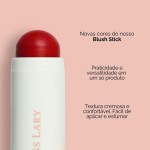 Blush Stick Multiuso 3 em 1, 7g, Cremoso, Alta Pigmentação, Maquiagem (04, Padrão) - Imagem 7