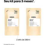 L'Oréal Professionnel Serie Expert Absolut Repair, Shampoo Reconstrutor para Cabelos Danificados e Finos Refil com Quinoa Dourada, Reparação Profunda e Brilho Intenso 240ml - Imagem 8