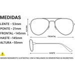 Óculos de Grau Unissex Oval Tartaruga Saint Germain Siena - Imagem 2