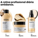 L'Oréal Professionnel Serie Expert Absolut Repair, Shampoo Reestruturante para Cabelos Danificados com Gold Quinoa e Proteína, Reparação e Brilho Intenso, 300ml - Imagem 7