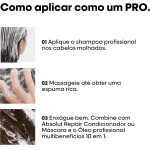 L'Oréal Professionnel Serie Expert Absolut Repair, Shampoo Reestruturante para Cabelos Danificados com Gold Quinoa e Proteína, Reparação e Brilho Intenso, 300ml - Imagem 10