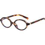 Armação de óculos oval em acetato armação pequena para mulheres e homens moda tendencia oculos modernos retrô vintage