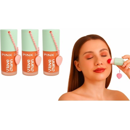 Blush Líquido, Acabamento Natural, Longa Duração, Fácil Aplicação, Esfuma com Facilidade - Maquiagem (06, Único)