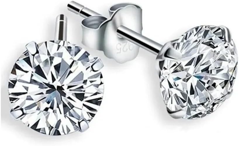 Brinco-Feminino-com-Prata-6mm-Zirconia-Brilho-Eterno-Par-de.jpg Brinco Feminino com Prata 6mm Zircônia Brilho Eterno Par de Brincos Solitários Pedra Redonda Joia Minimalista Moderna e Elegante
