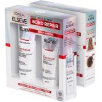 L'Oréal Paris Elseve Bond Repair Kit Reparação Molecular com Ácido Cítrico para Cabelos Danificados, Reconstrói Ligações e Devolve Força (Shampoo + Condicionador + Sachê Pré-Shampoo)