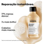L'Oréal Professionnel Serie Expert Absolut Repair, Shampoo Reconstrutor para Cabelos Danificados e Finos Refil com Quinoa Dourada, Reparação Profunda e Brilho Intenso 240ml - Imagem 2