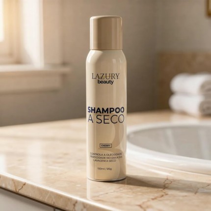 Shampoo A Seco Lazury 150ml Spray Premium Revitalizante Controla A Oleosidade