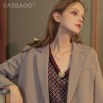 VASSAGO Colar de roda de Hécate, aço inoxidável, tripla, lua, deusa, hekate, estrofalos, pingente pagão, wicca, amuleto, joia para mulheres e homens - Imagem 2