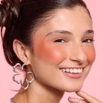 Ruby Kisses Blush e Lip Tint 2 em 1 Melon Pop Bouncy Blonzy Pop, Textura Creme para Pó com Vitamina E, Vegano - Imagem 4