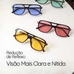 Óculos de Sol Retrô Quadrado Vintage Unissex Estilo Influencer Proteção UV400 Lentes Espelhadas Leves Confortáveis para Homens e Mulheres - Imagem 5