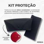 Óculos De Sol Quadrado Masculino Com Proteção Uv400 - Imagem 4